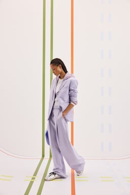 Dorothee Schumacher Technical linen pants violet