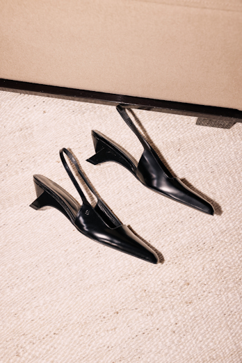 Dorothee Schumacher Slingback-Pumps mit Wedge Absatz pure black