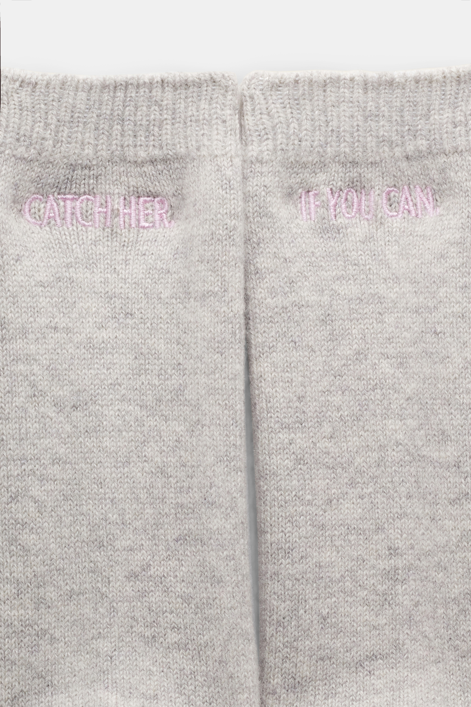 Dorothee Schumacher CASHMERE SOCKS light heather grey