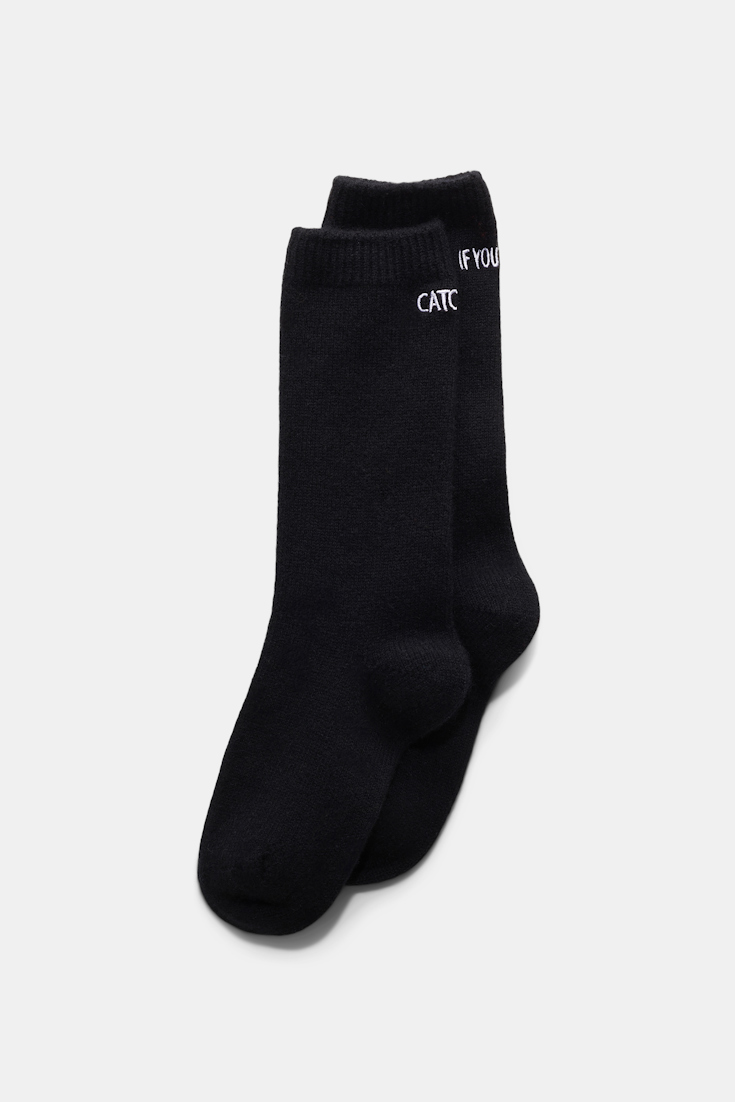 Dorothee Schumacher CASHMERE SOCKS pure black