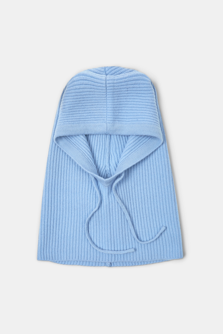 CASHMERE COZYNESS hood Dorothee Schumacher HOOD AUS KASCHMIR light blue