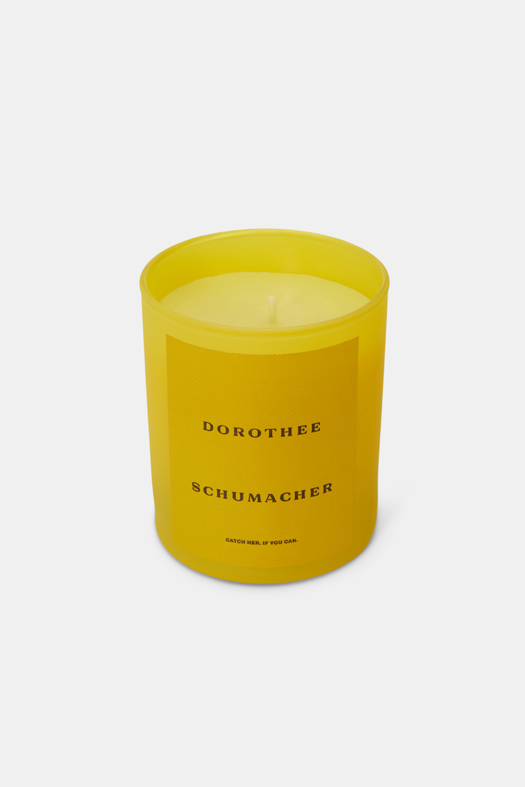 Dorothee Schumacher DUFTKERZE AUS SOJAWACHS MIT HOLZDECKEL soft yellow