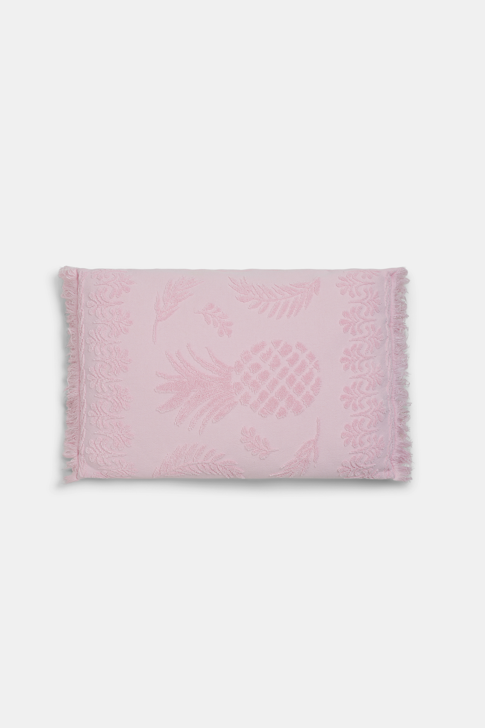 Dorothee Schumacher Kissen aus Baumwolle mit gewebtem Ananas-Jacquardmuster pink