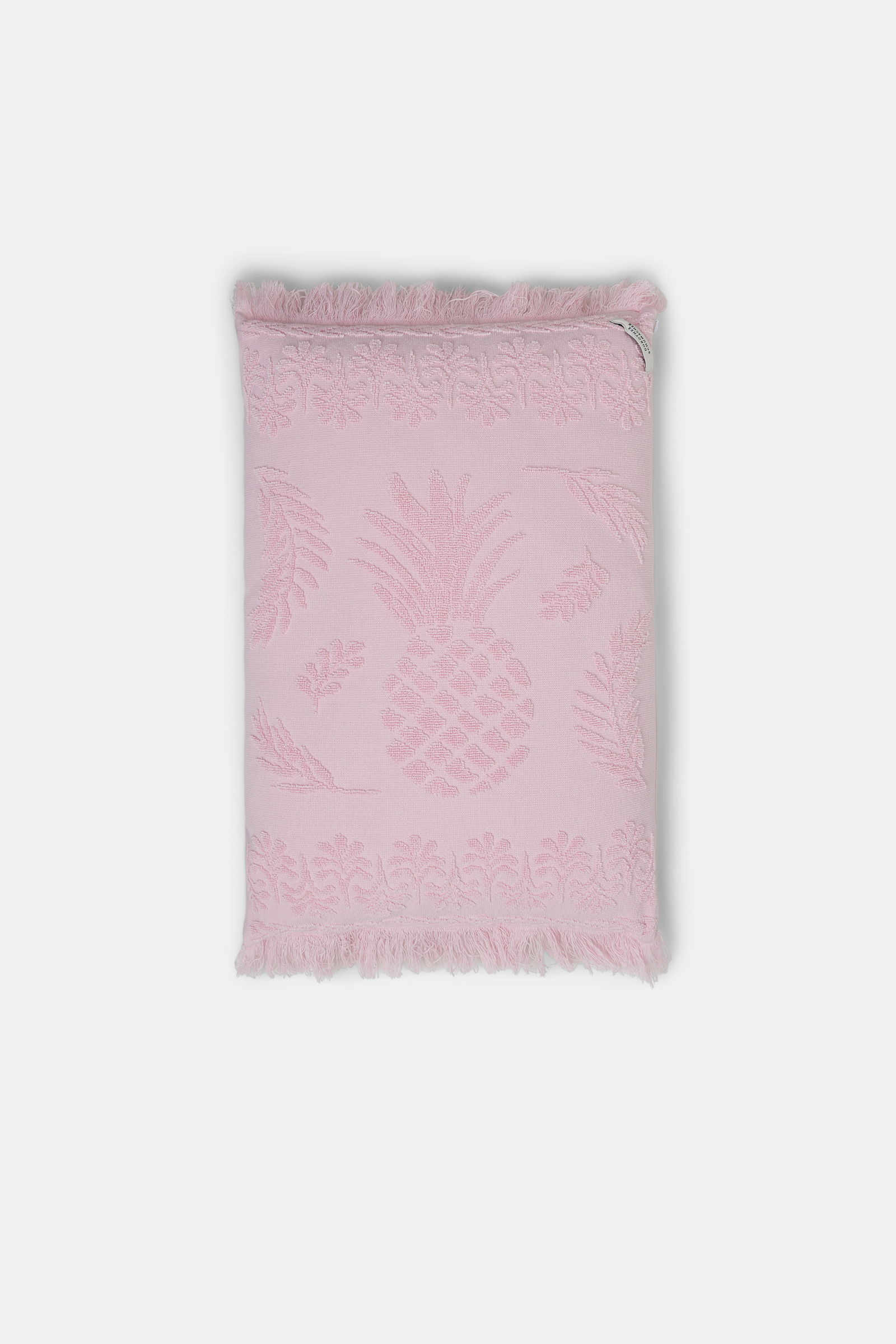 Dorothee Schumacher Kissen aus Baumwolle mit gewebtem Ananas-Jacquardmuster pink
