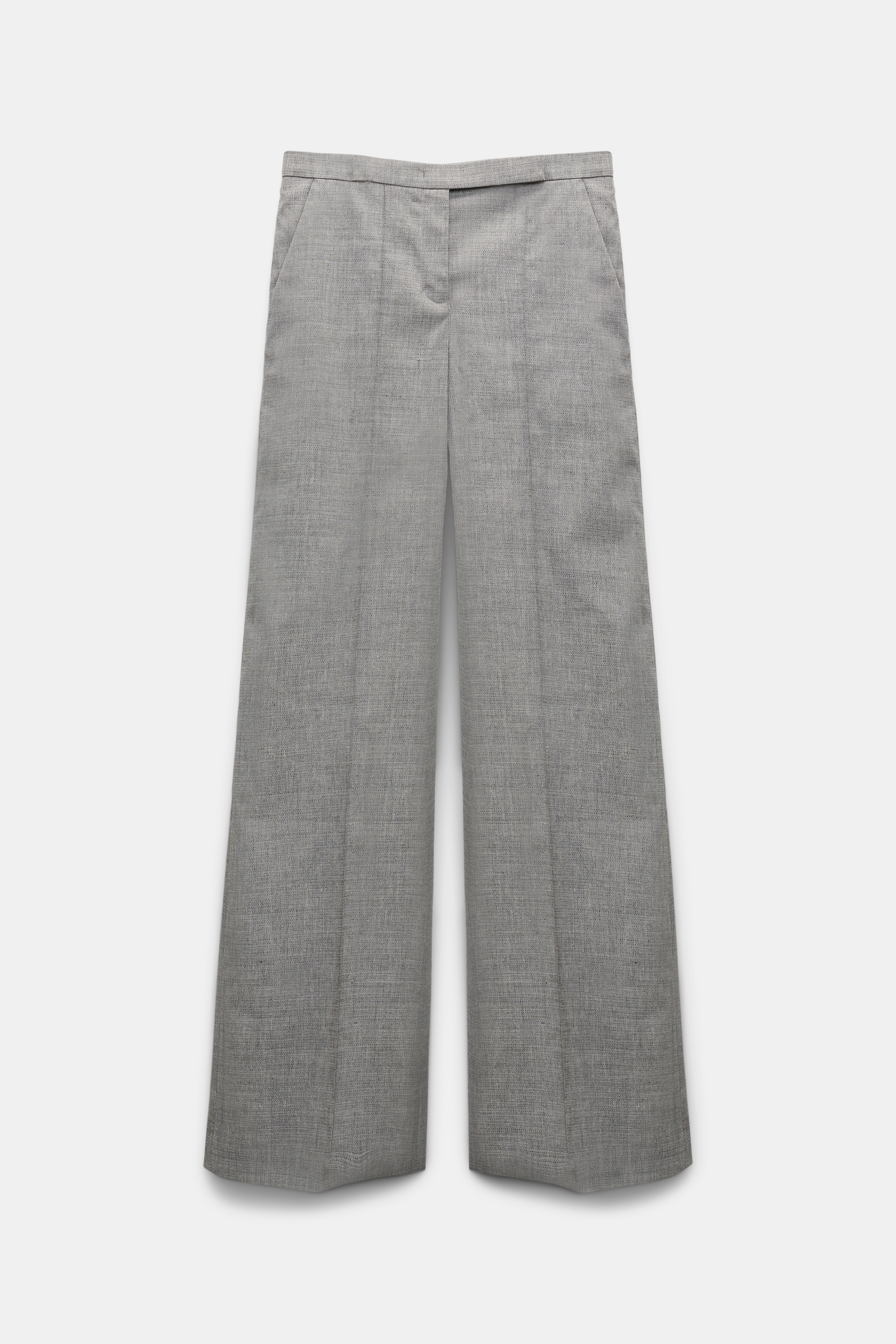 Dorothee Schumacher Hose mit weitem Bein und Biese black mix