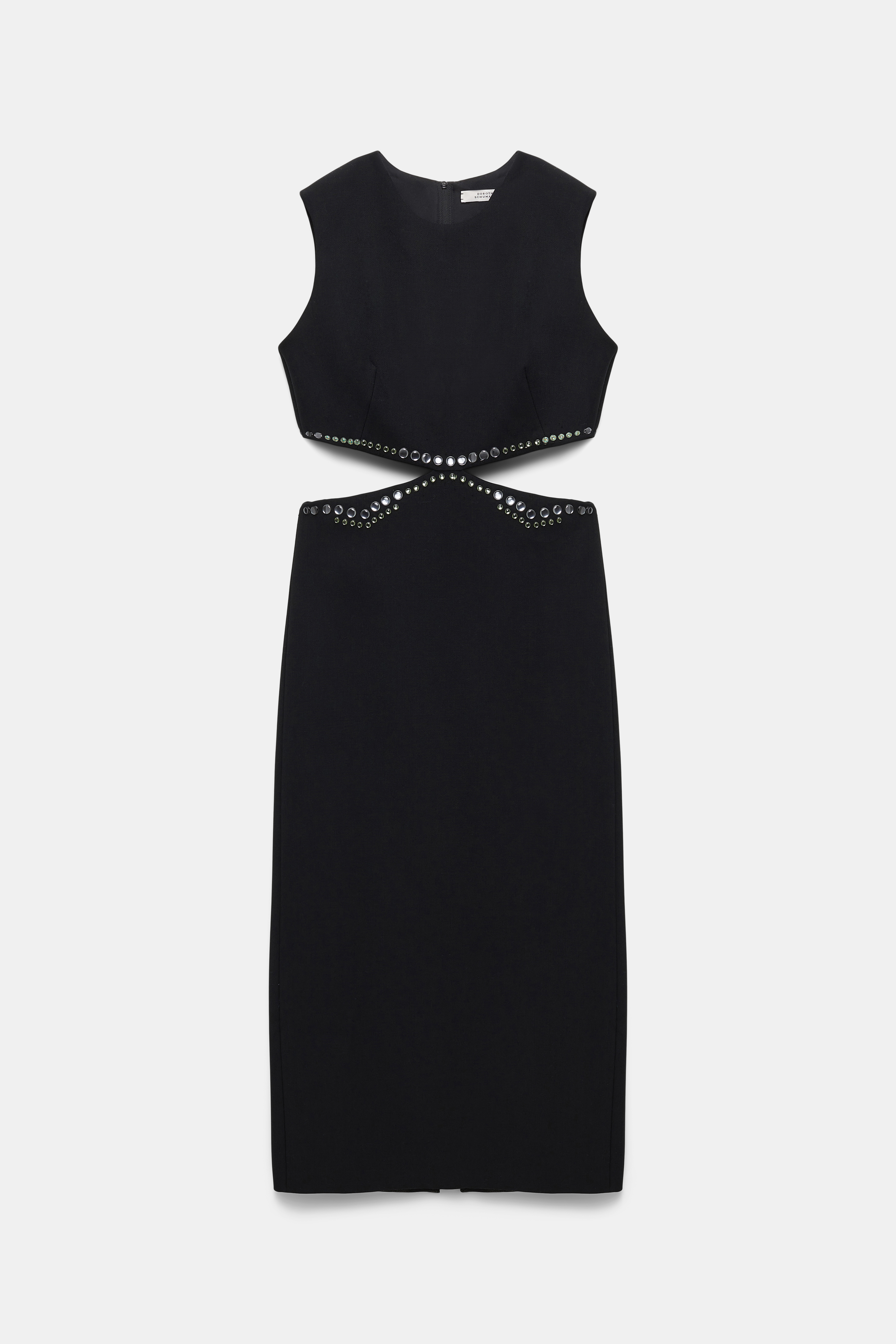 Dorothee Schumacher Kleid mit Cut-Outs und Embellishment deep black