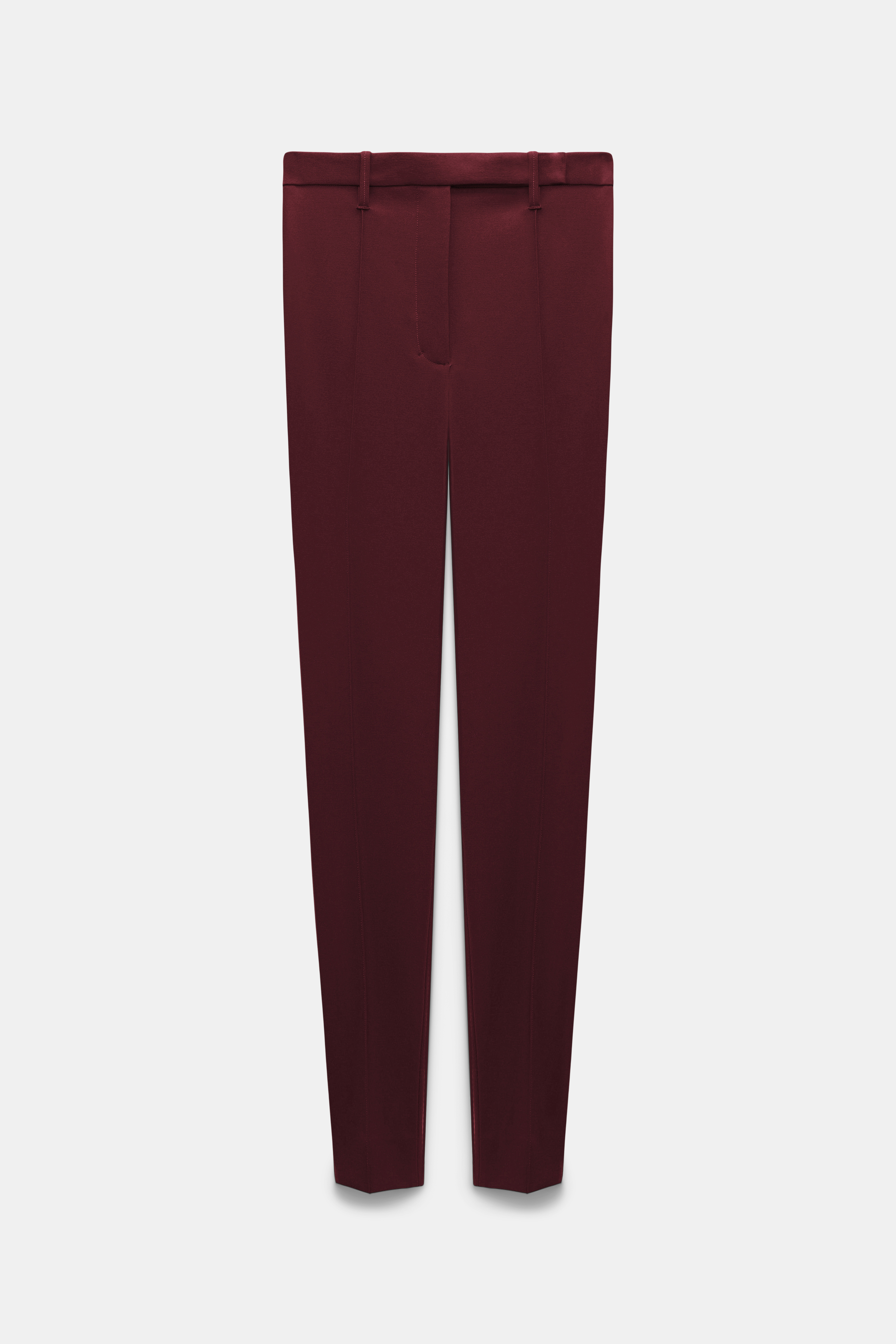 Dorothee Schumacher Cigarette pants in Punto Milano dark burgundy