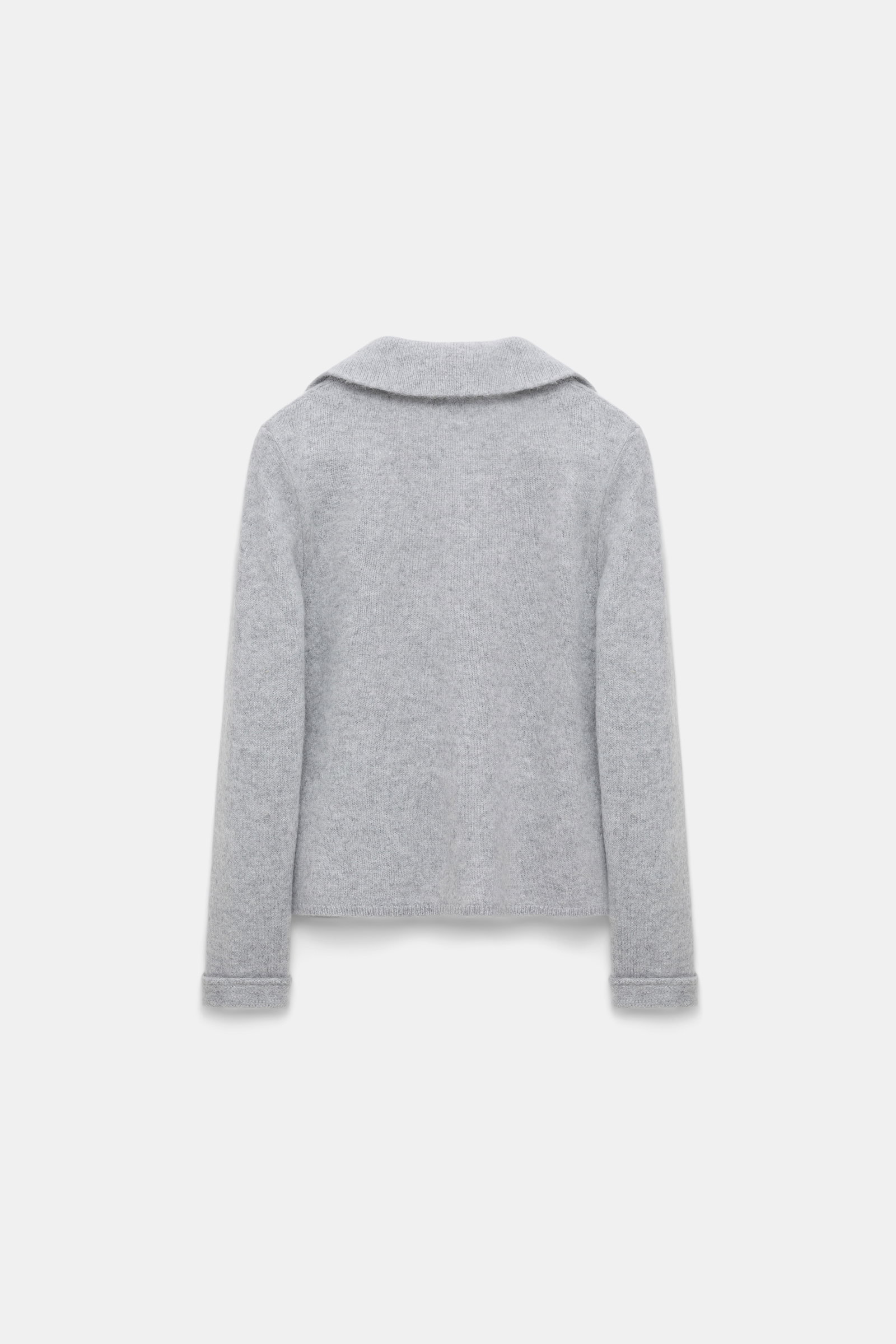 Dorothee Schumacher Fluffy Cardigan im Blazer-Style grey melange