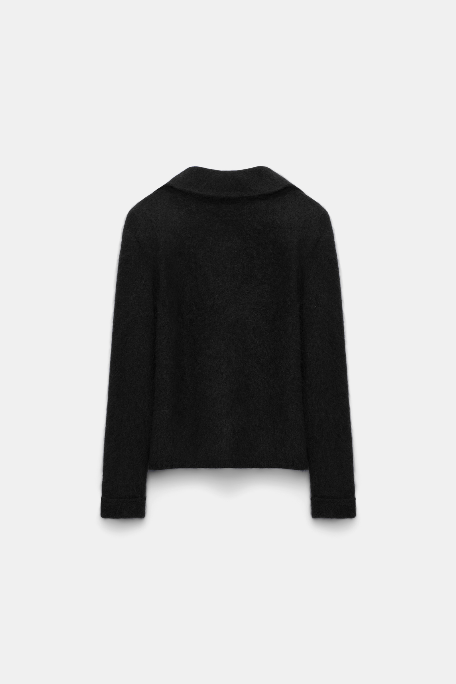 Dorothee Schumacher Fluffy Cardigan im Blazer-Style pure black