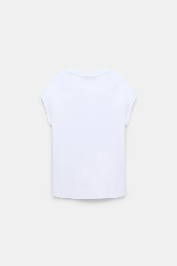 Dorothee Schumacher Friends of Dorothee printed cotton T-shirt light blue friends