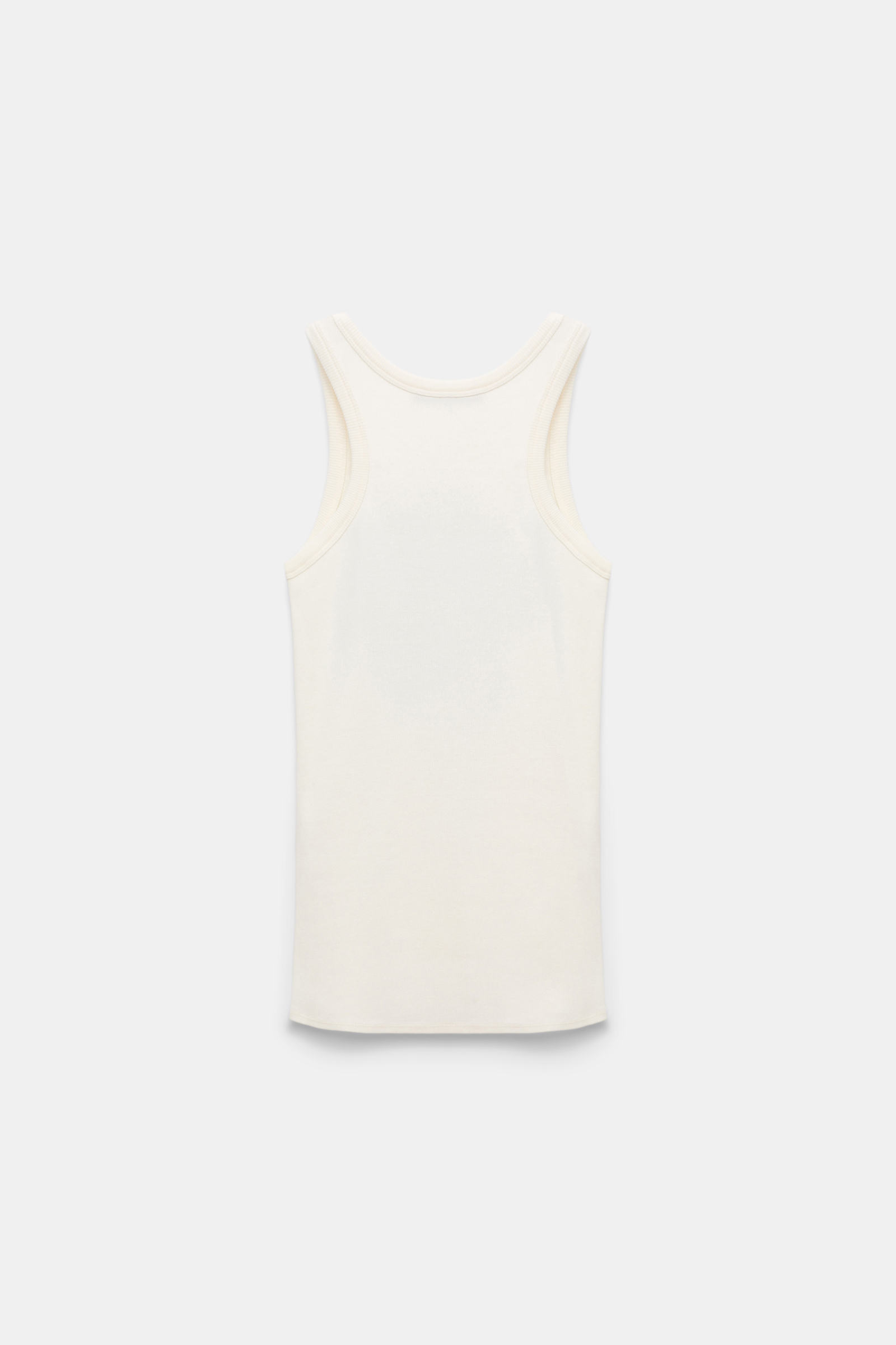 Dorothee Schumacher Geripptes Top mit Blumenstickerei light blue