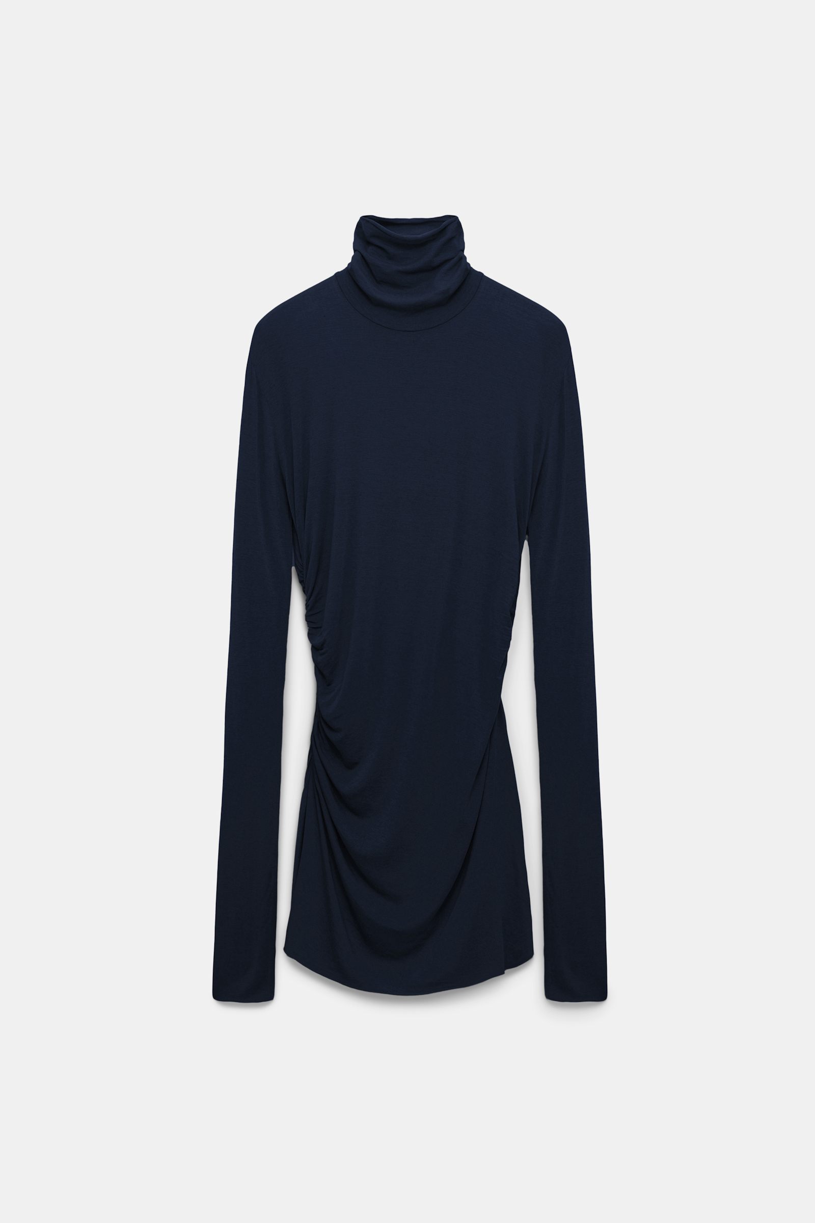 Dorothee Schumacher Draped turtleneck dark navy