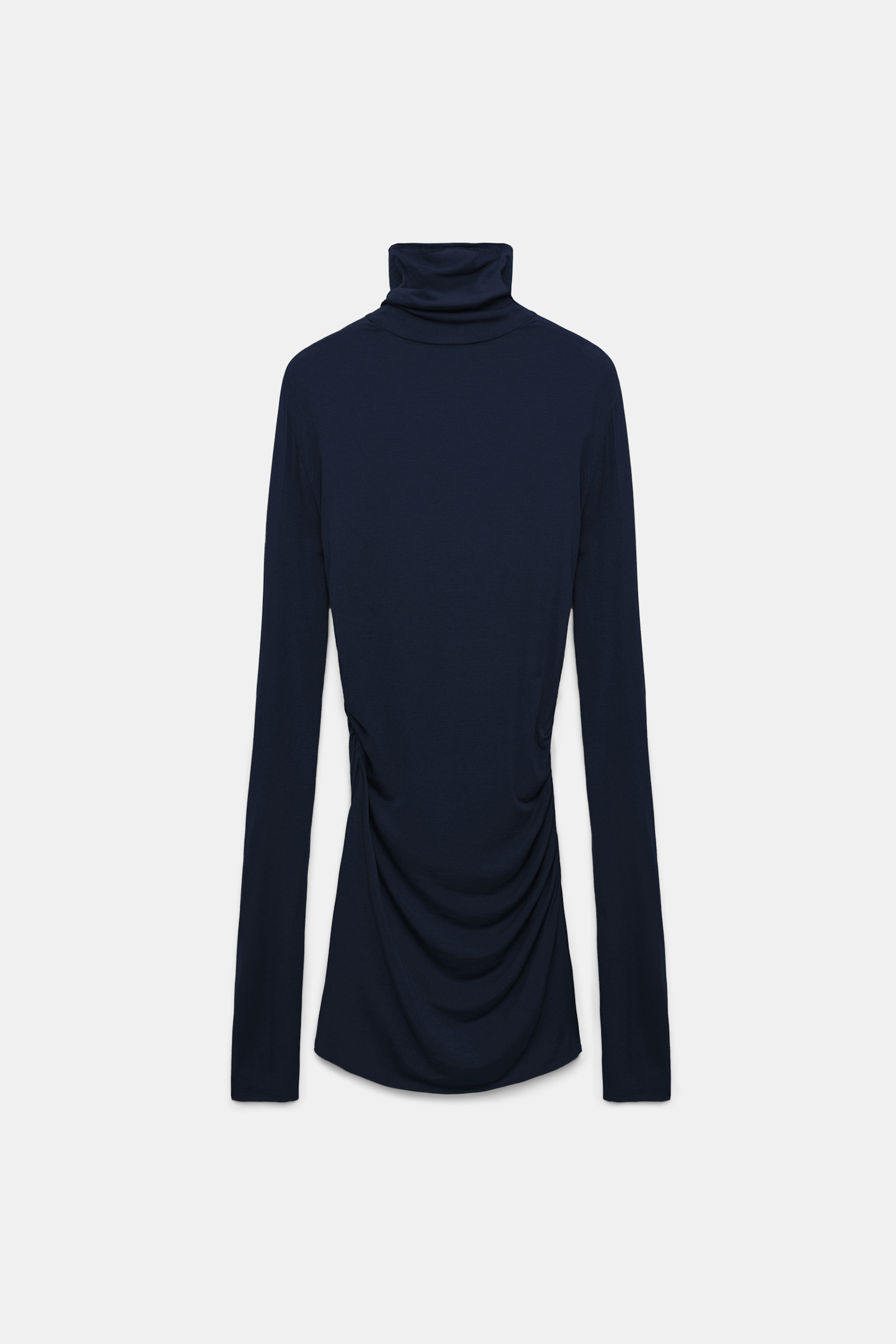Dorothee Schumacher Draped turtleneck dark navy