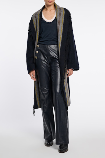 Dorothee Schumacher Langarmshirt mit zwei Layers dark navy