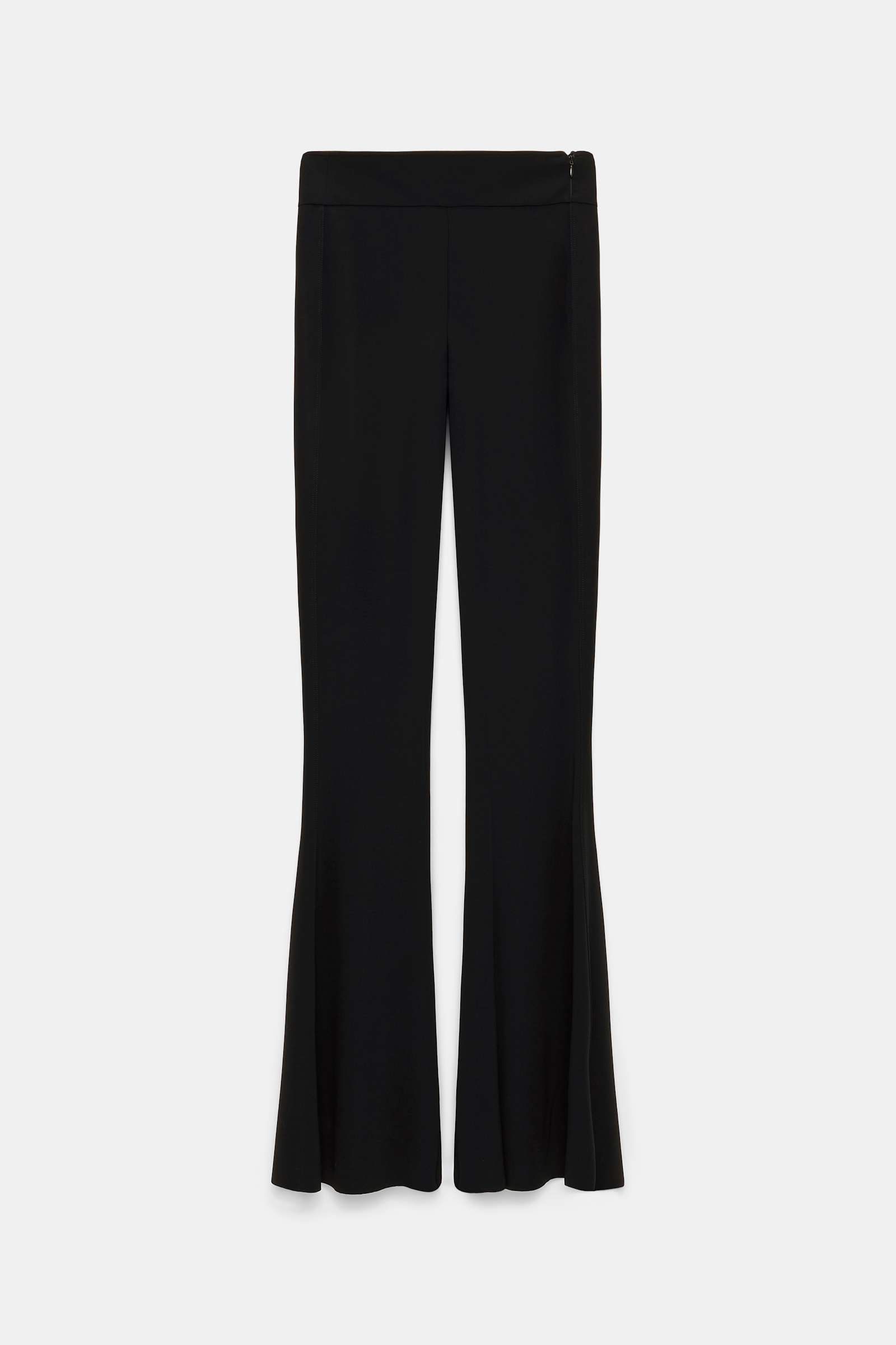 Dorothee Schumacher Schmale Hose mit ausgestelltem Bein pure black