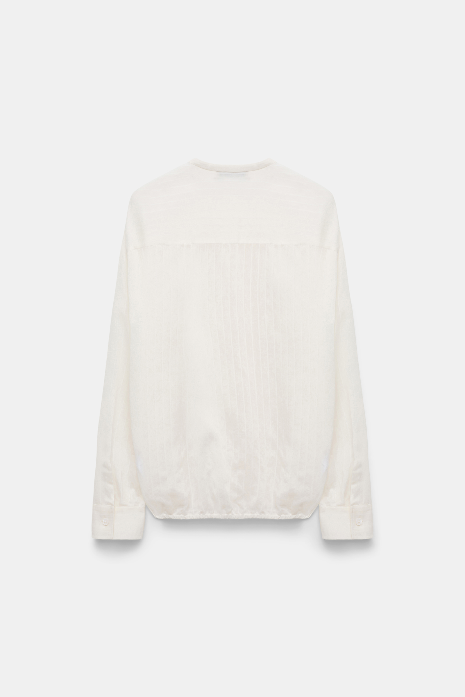 Dorothee Schumacher Blouson-Bluse mit Rüschen pure white