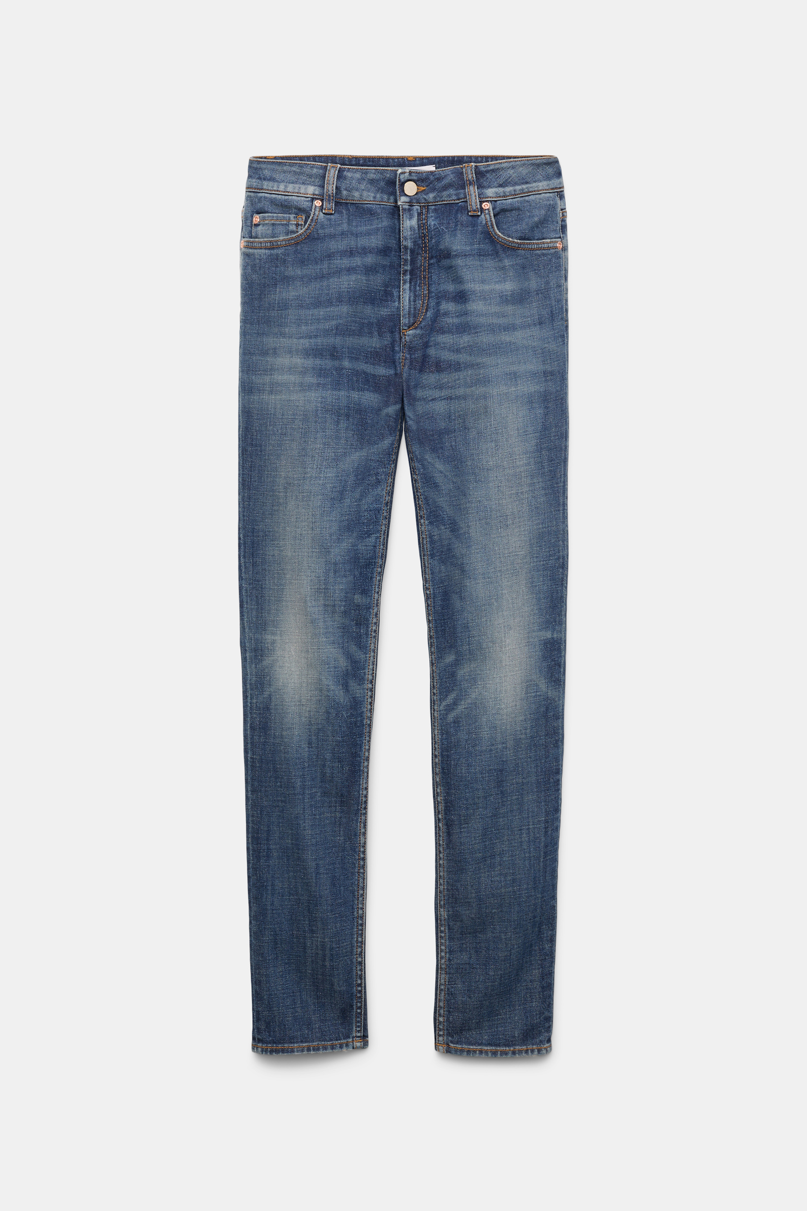 Dorothee Schumacher Skinny Jeans im used-Look denim blue