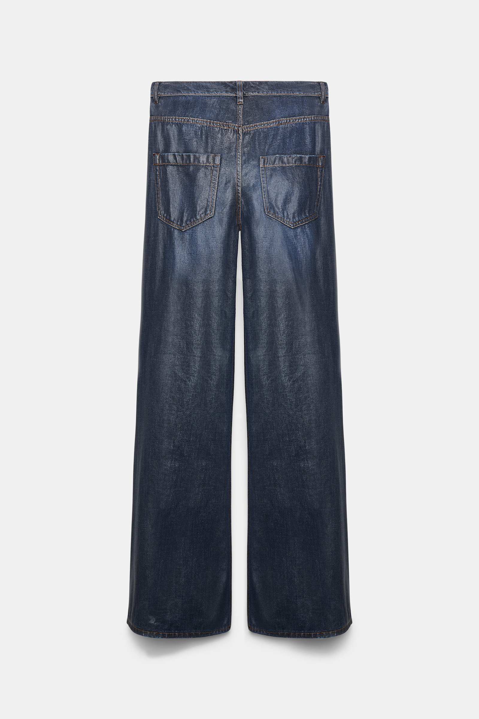 Dorothee Schumacher Jeans mit weitem Bein und under-glass Effekt blue indigo
