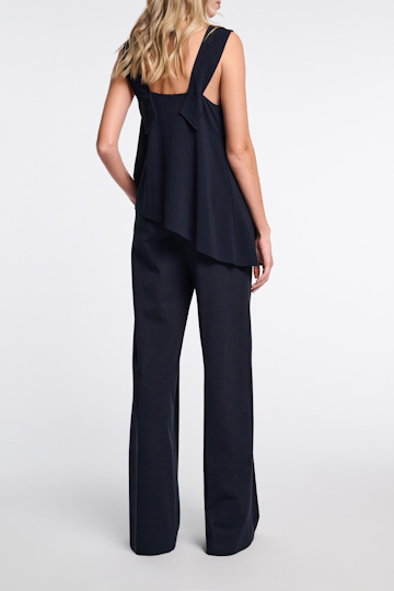 Dorothee Schumacher Technical linen wide leg pants light lemon