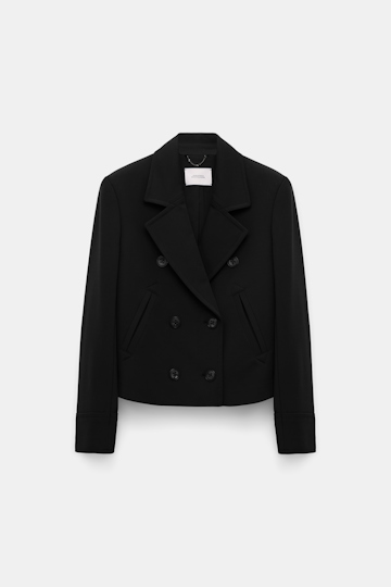 Dorothee Schumacher Boxy Jacket aus Punto Milano pure black