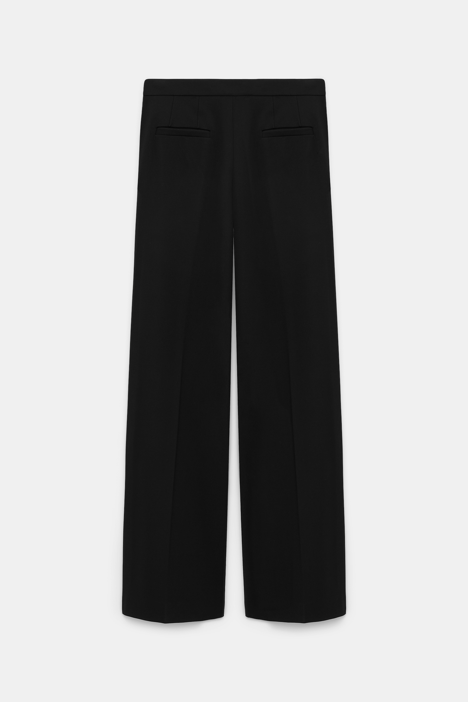 Dorothee Schumacher Hose aus Punto Milano mit goldenen Knöpfen pure black