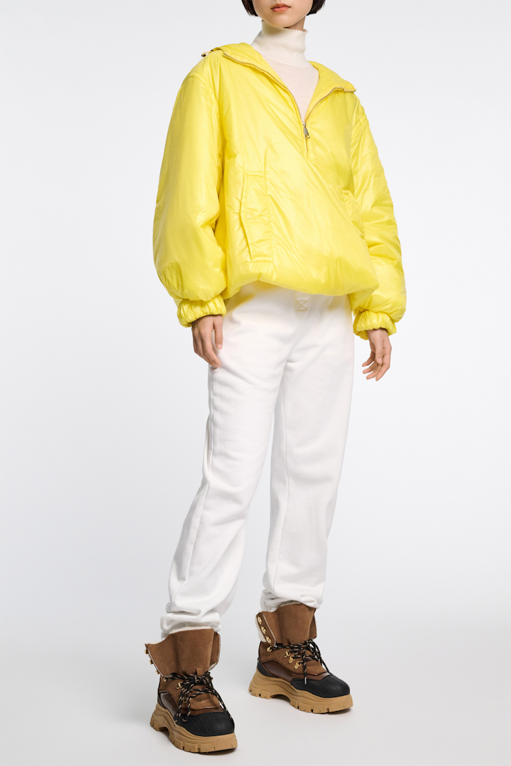 Dorothee Schumacher Nylon Hoodie yellow