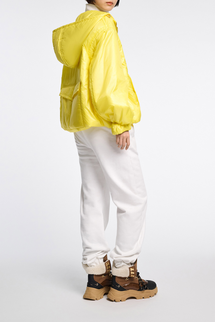Dorothee Schumacher Nylon Hoodie yellow