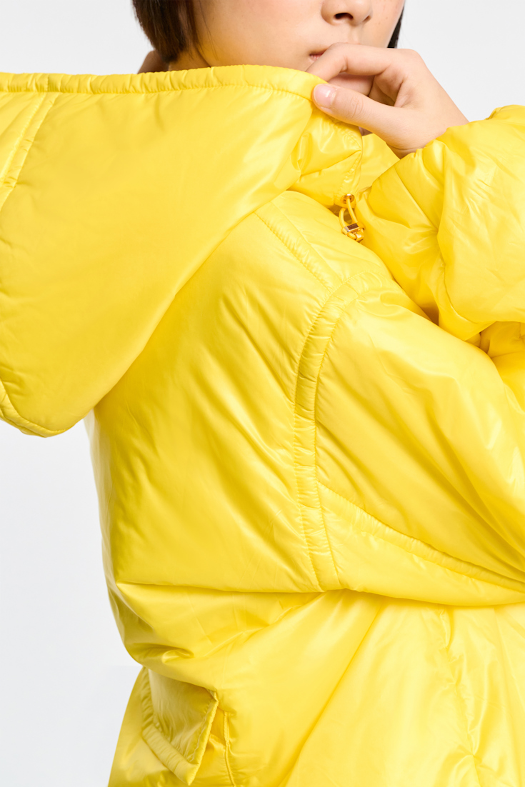 Dorothee Schumacher Nylon Hoodie yellow