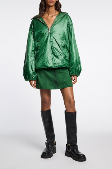 Dorothee Schumacher Nylon Hoodie gras green