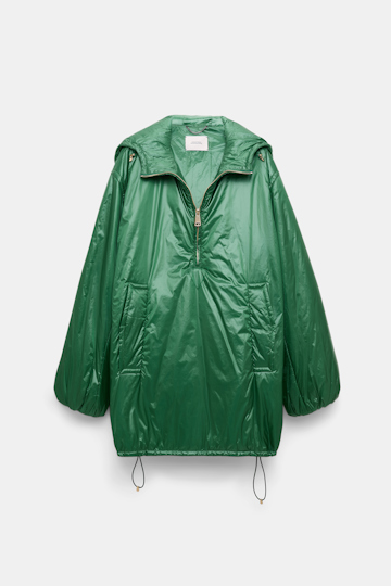 Dorothee Schumacher Nylon Hoodie gras green