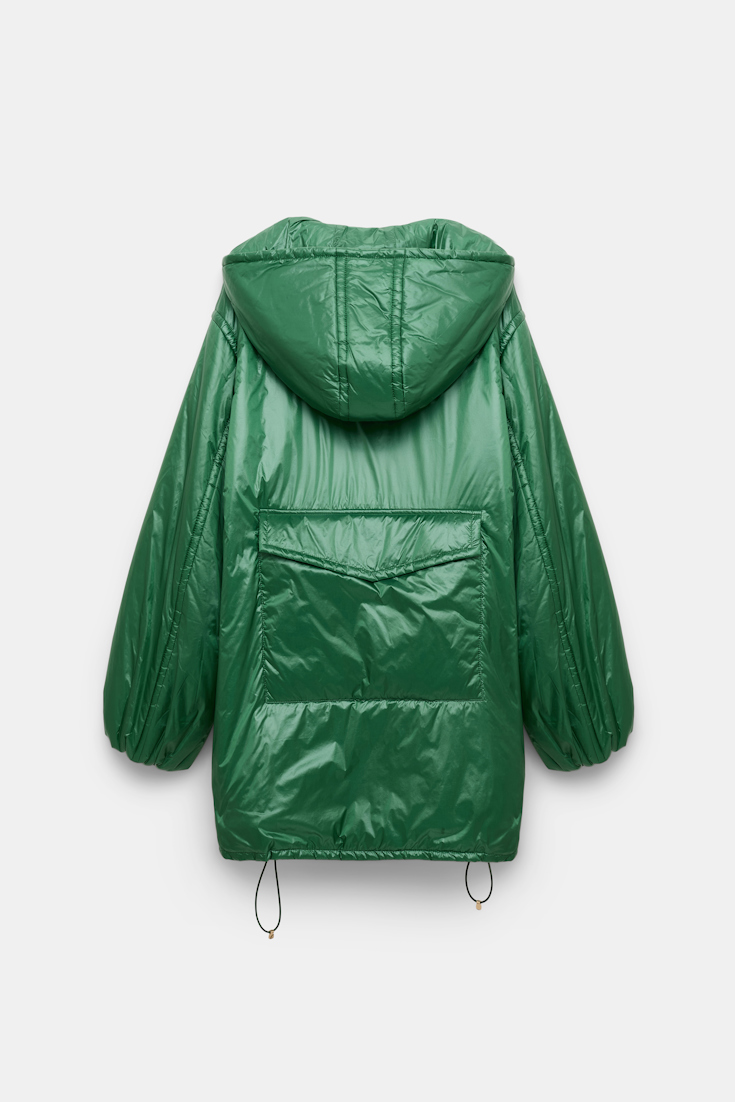 Dorothee Schumacher Nylon Hoodie gras green