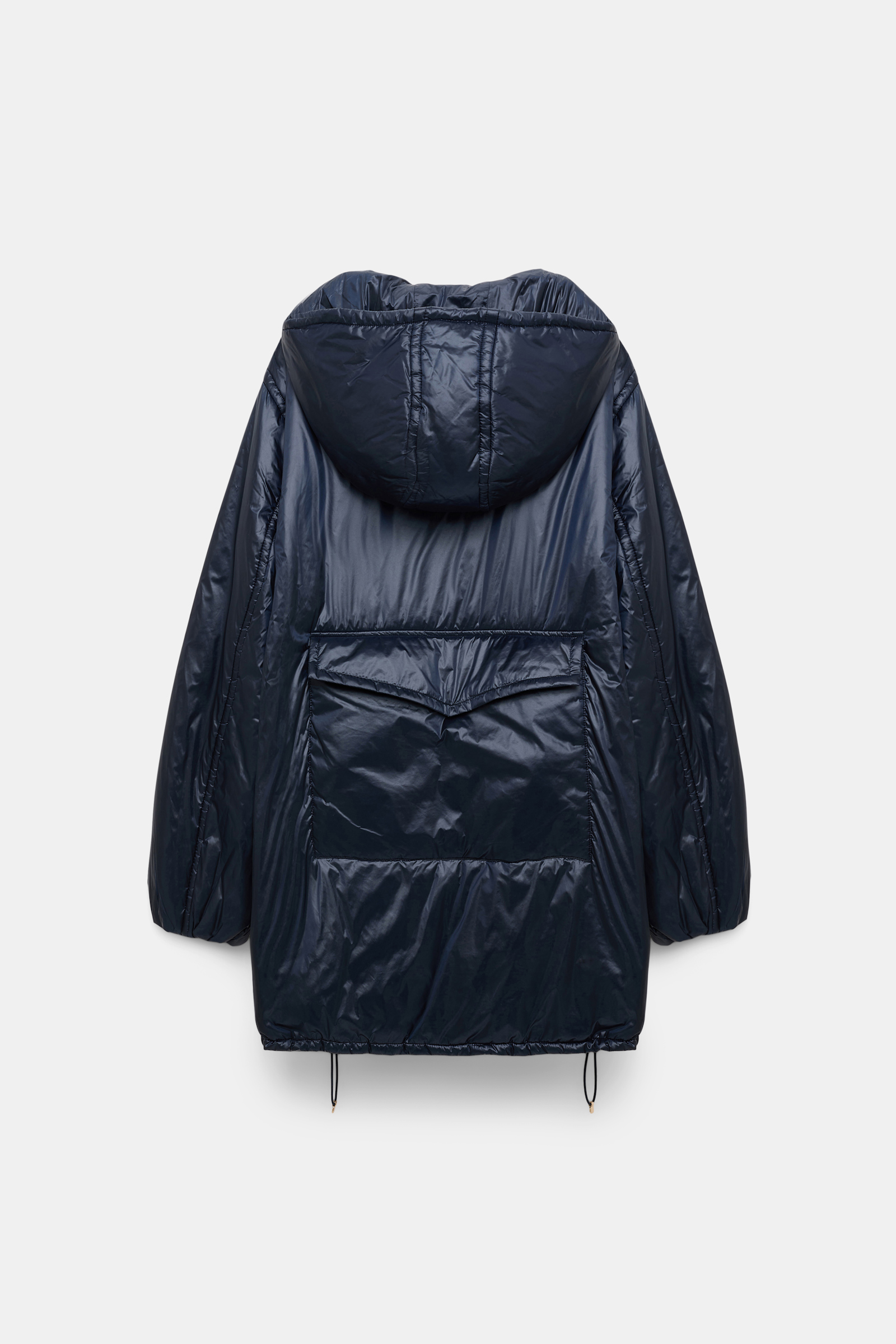 Dorothee Schumacher Nylon Hoodie dark navy