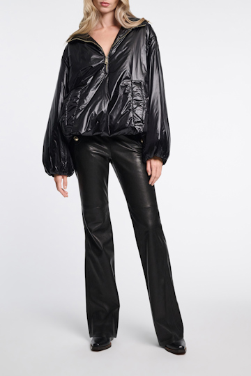 Dorothee Schumacher Nylon Hoodie pure black
