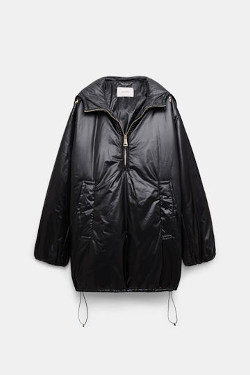 Dorothee Schumacher Nylon Hoodie pure black