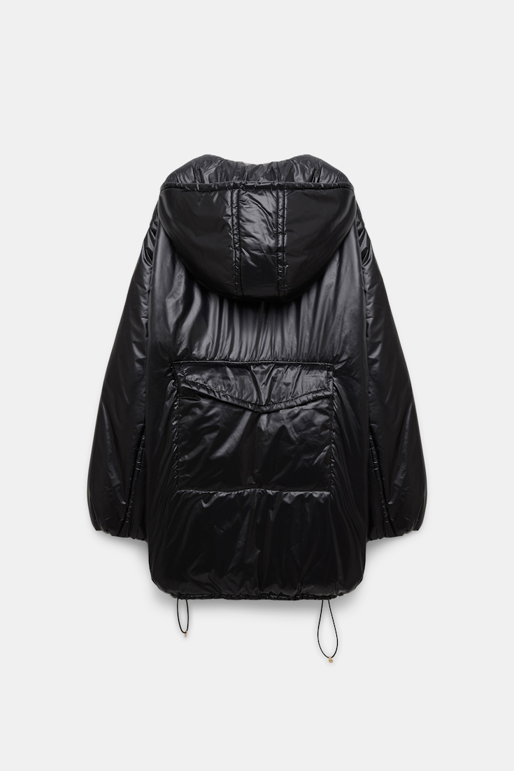 Dorothee Schumacher Nylon Hoodie pure black