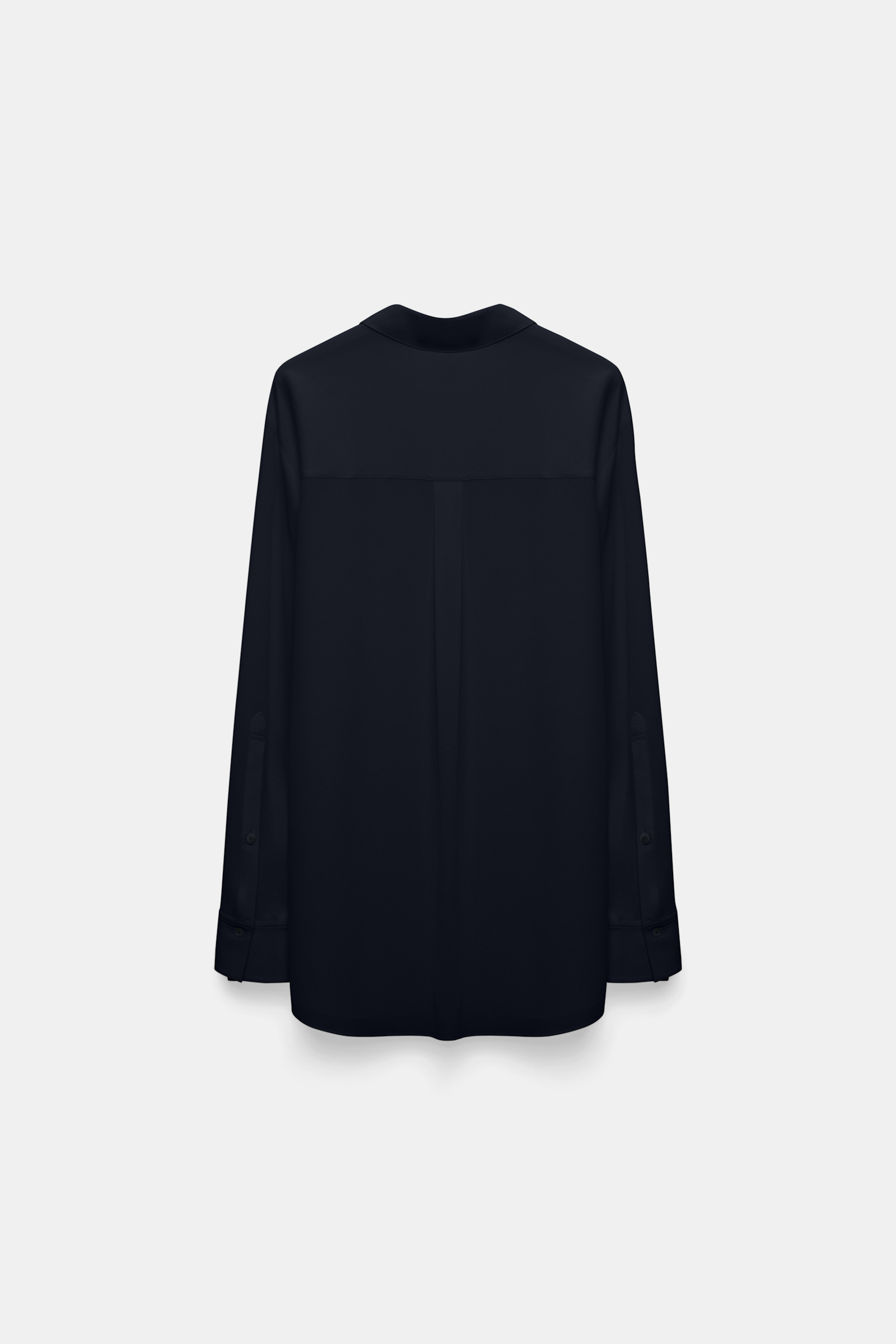 Dorothee Schumacher Seidenbluse aus Crêpe de Chine dark navy