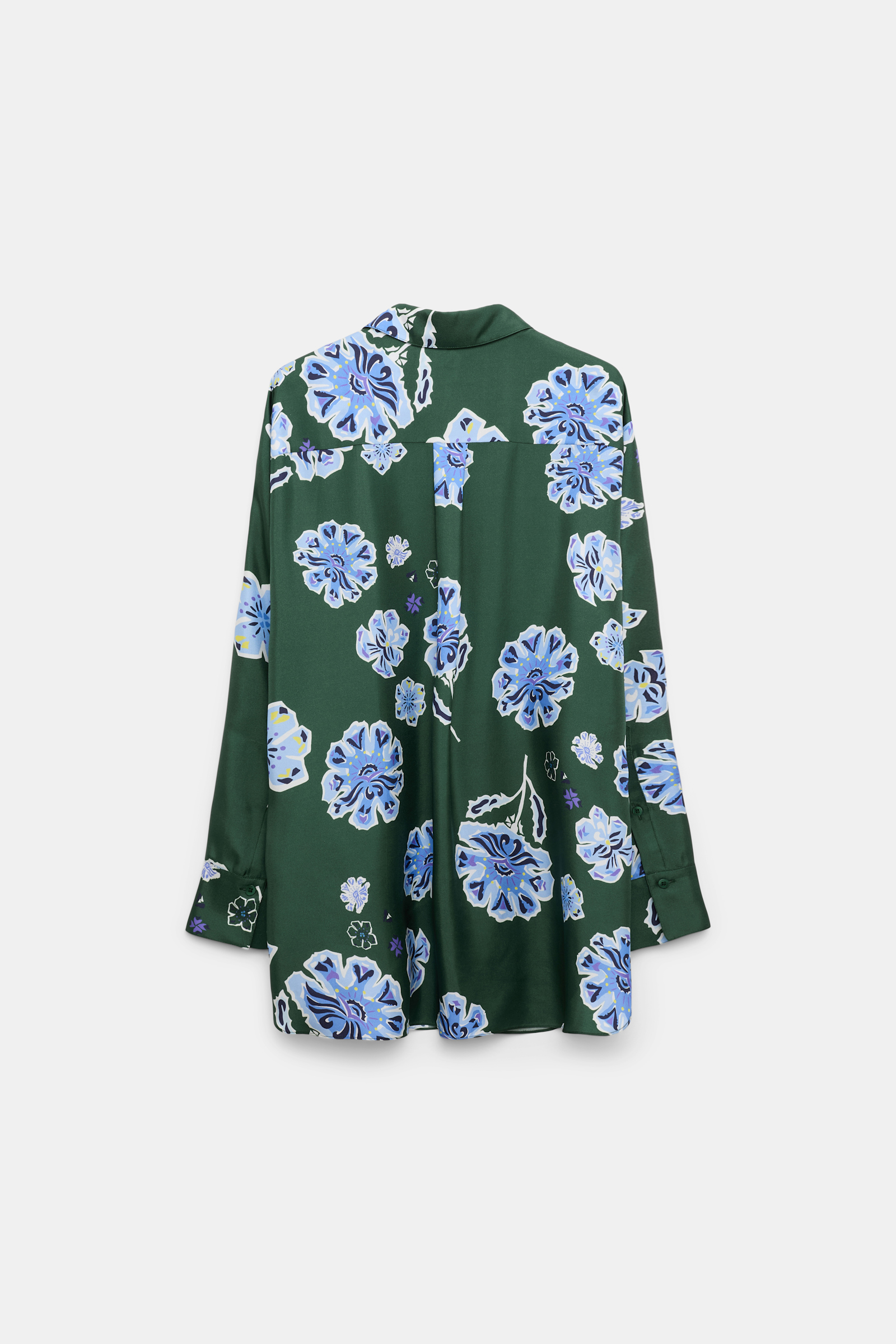 Dorothee Schumacher Hemd aus bedrucktem Seidentwill Big Garden green