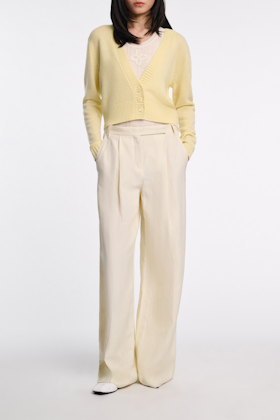 Dorothee Schumacher Top mit D-Rose Stickerei camellia white