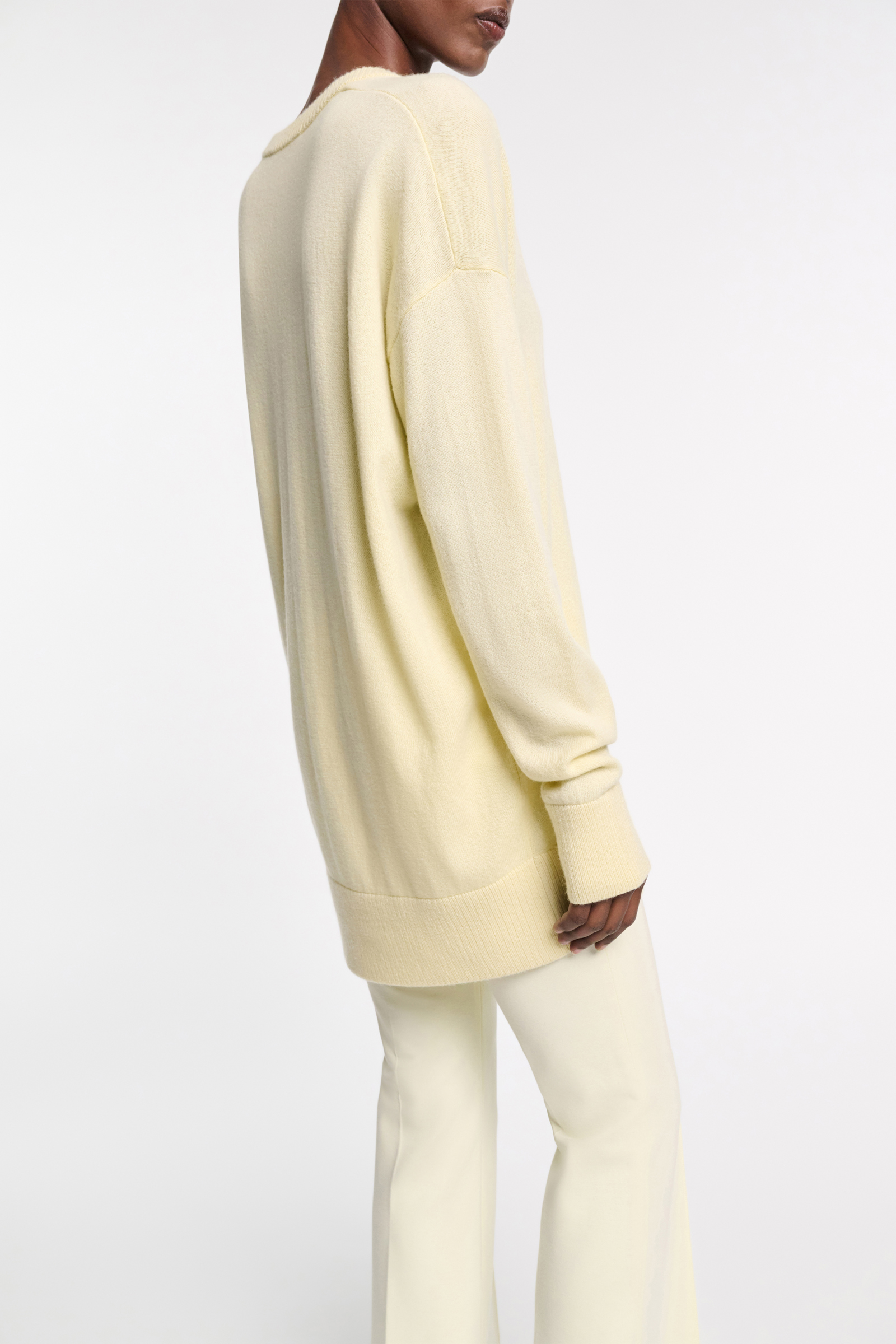 Dorothee Schumacher U-neck pullover lemon