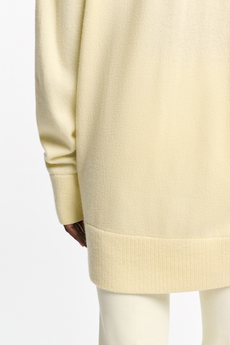 Dorothee Schumacher U-neck pullover lemon