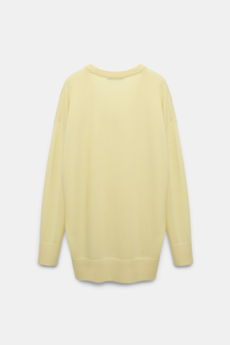 Dorothee Schumacher U-neck pullover lemon