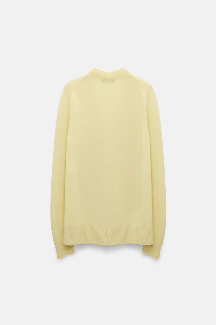 Dorothee Schumacher Cardigan mit asymmetrischer Silhouette lemon