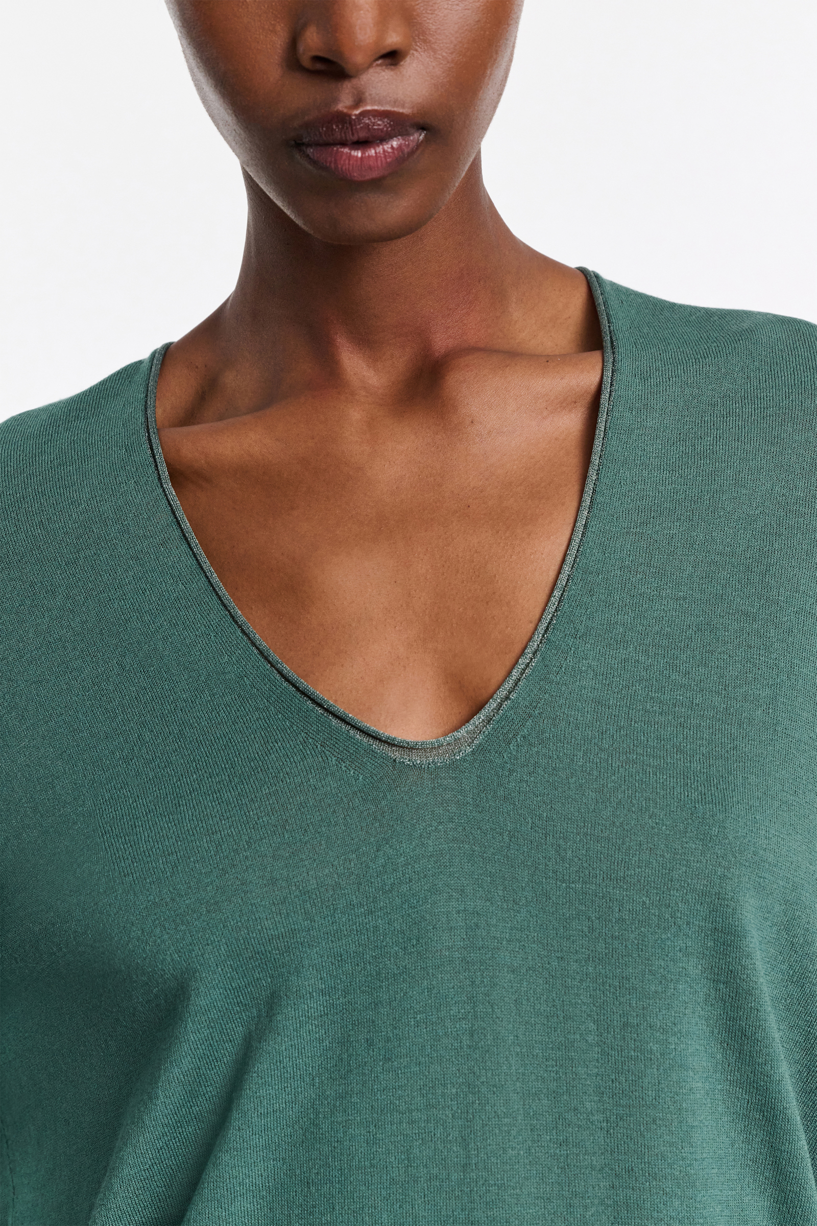 Dorothee Schumacher Pullover mit transparentem Garn-Detail jade