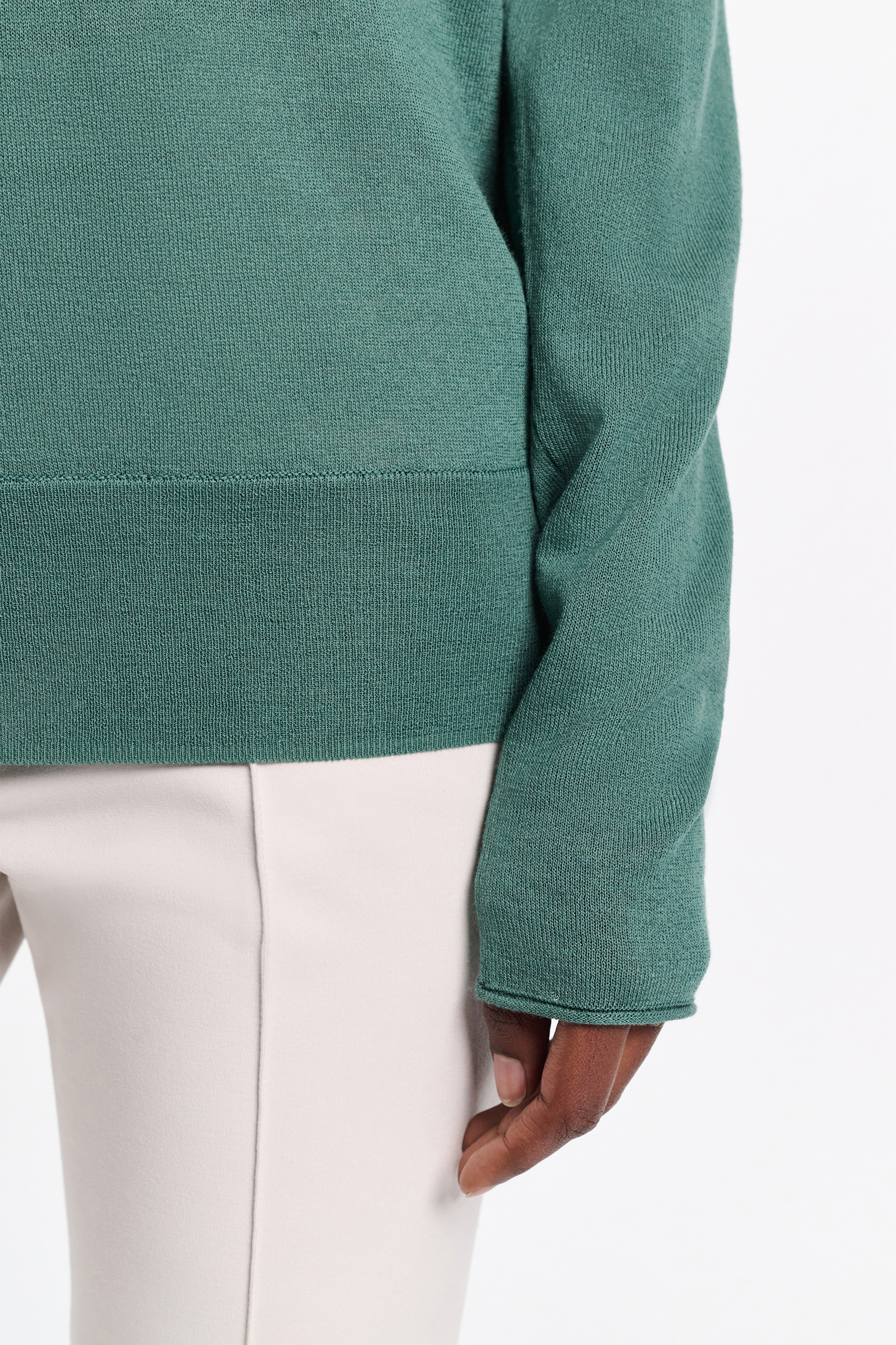 Dorothee Schumacher Pullover mit transparentem Garn-Detail jade