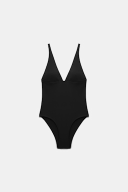 Dorothee Schumacher Badeanzug mit Metallnieten pure black