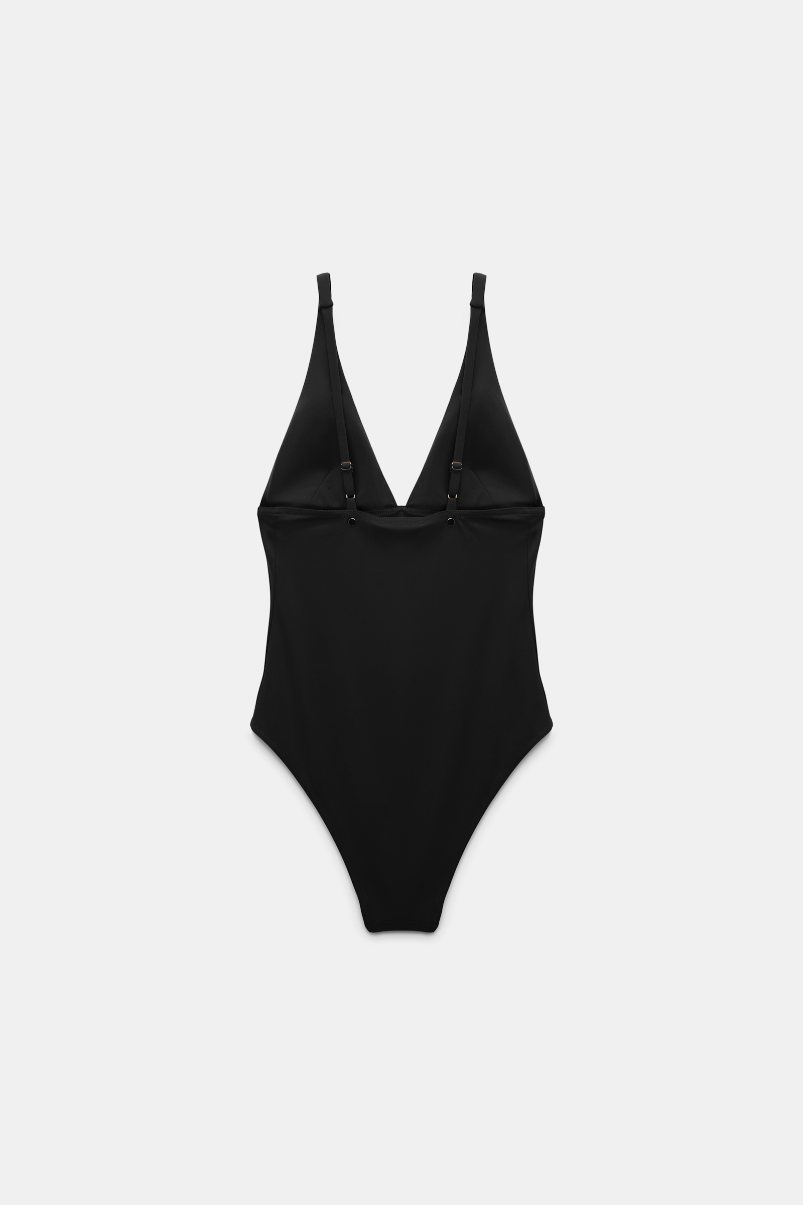 Dorothee Schumacher Badeanzug mit Metallnieten pure black