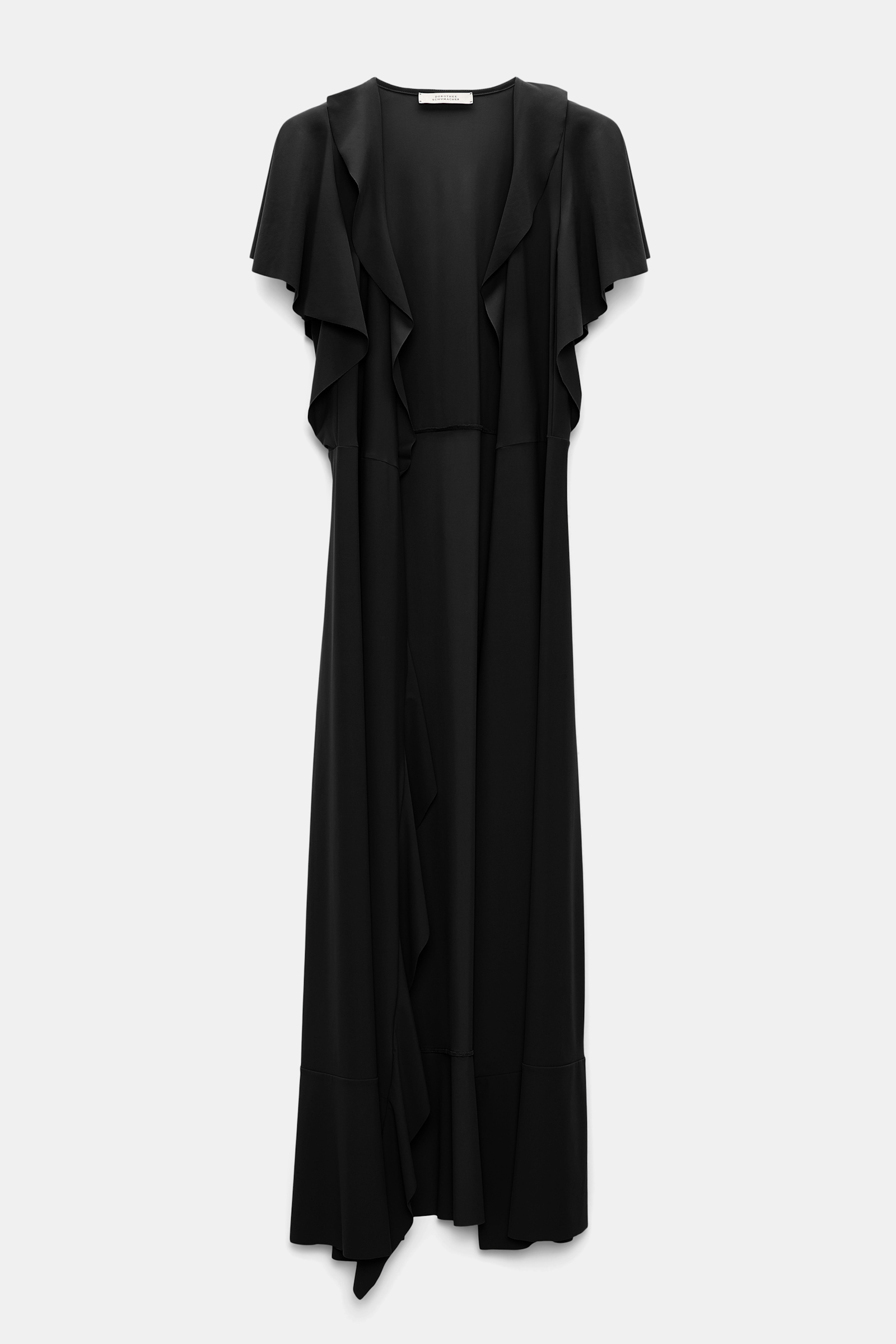 Dorothee Schumacher Wickelkleid mit Volant-Details pure black