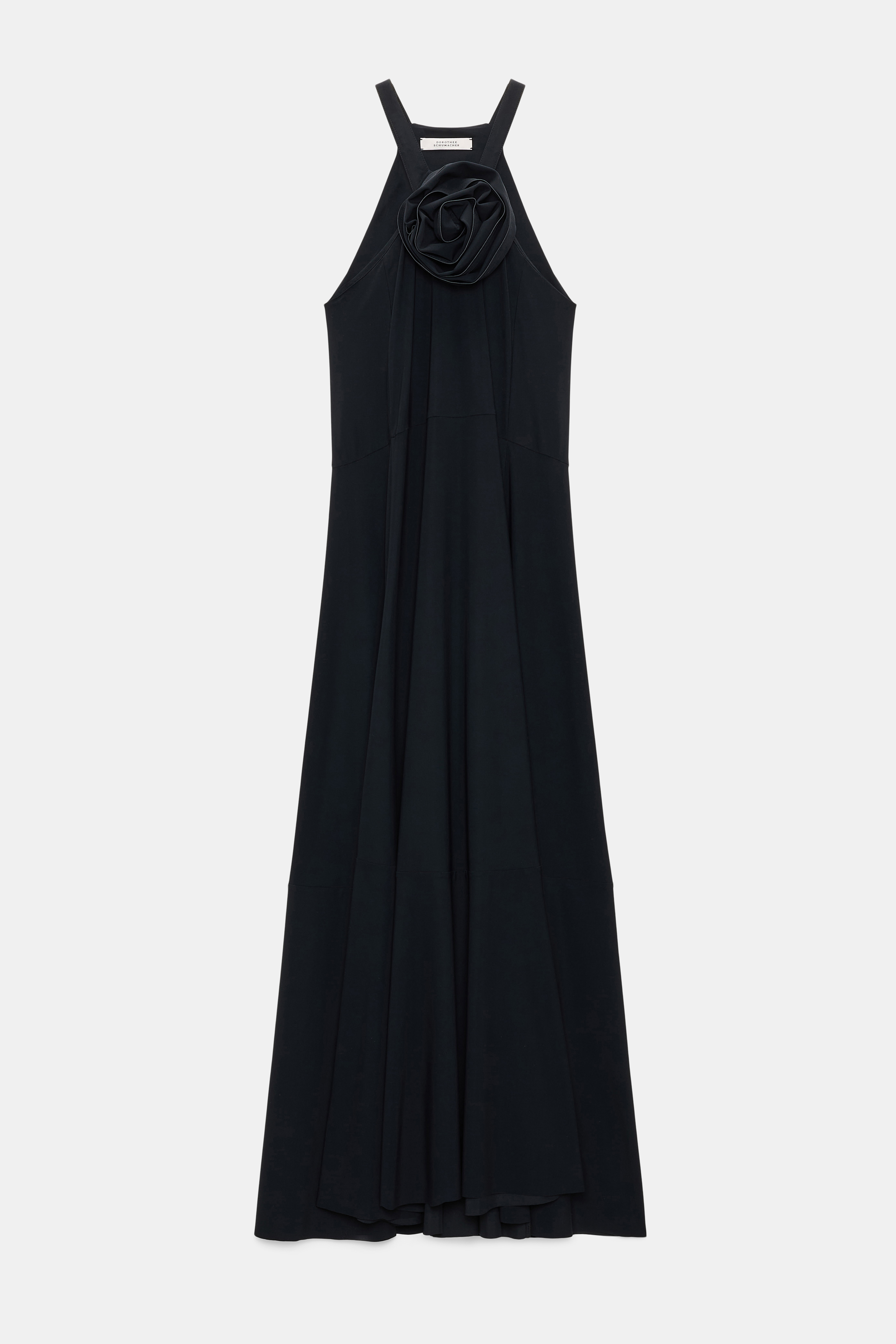Dorothee Schumacher Dress with removable rose pure black