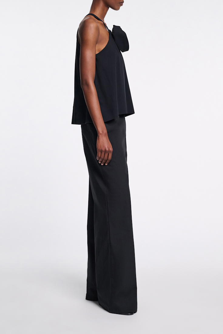 Dorothee Schumacher Top mit abnehmbarer Blüte pure black