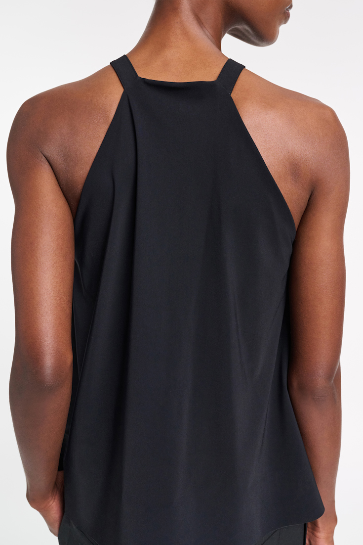 Dorothee Schumacher Top mit abnehmbarer Blüte pure black